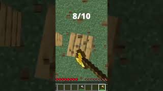 Which axe is faster in minecraft #shorts