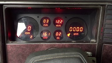 Intellitronix Digital dash in a 1983 Chevy Malibu G body wagon pt.2