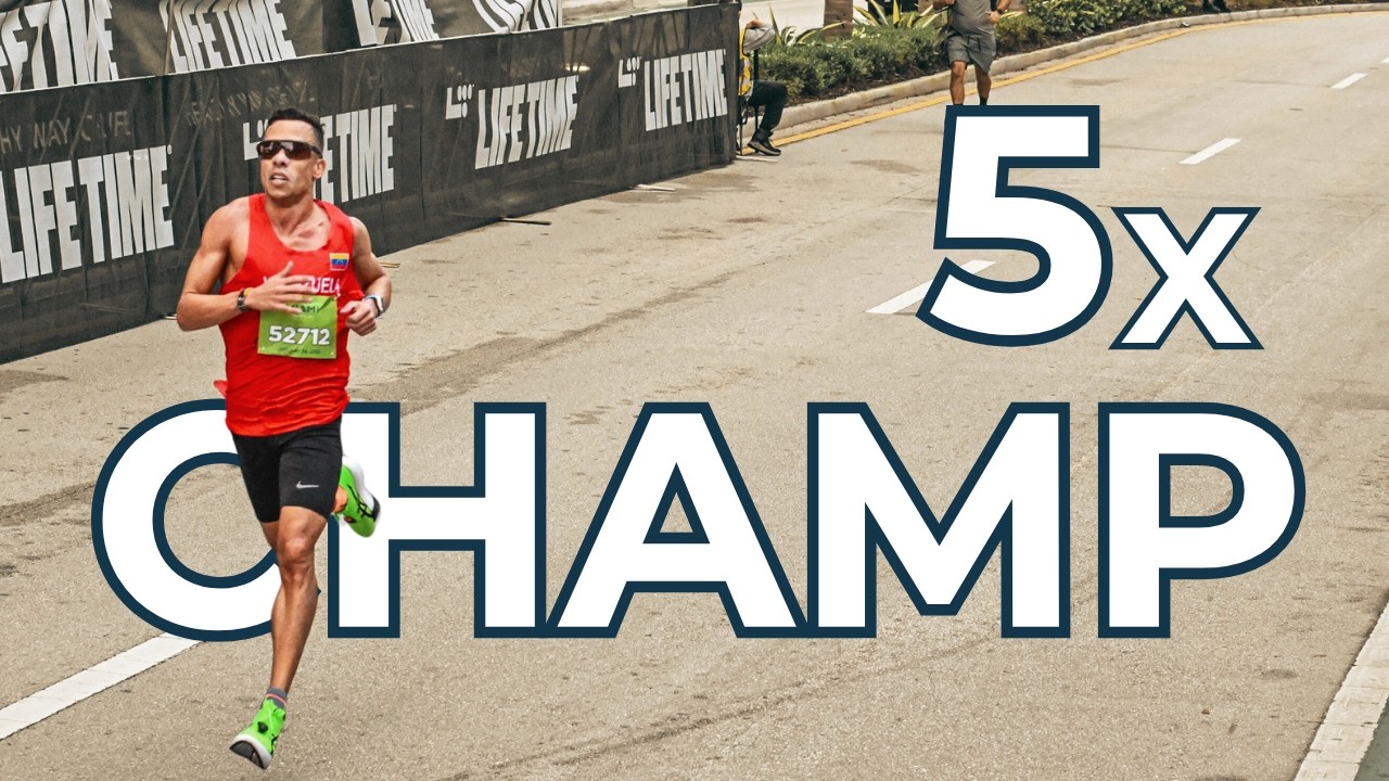 I WON FOR THE 5TH TIME IN A ROW! | MARATHON TRAINING MIAMI