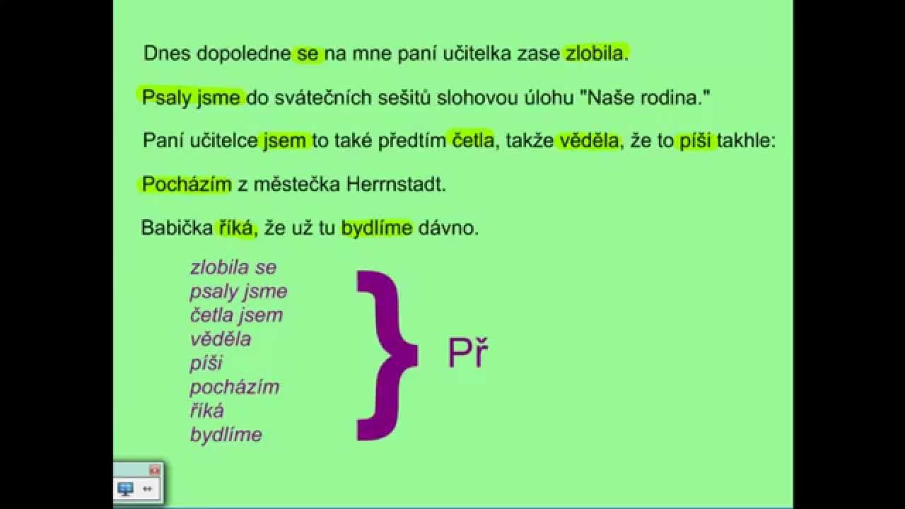 Přísudek - druhy přísudku - opakování