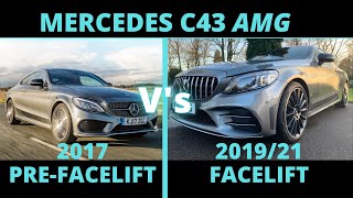 Mercedes C43 AMG 2021 vs 2017 Pre-Facelift Comparison