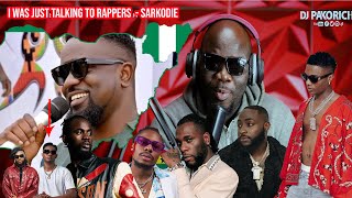 WizKid, Burna Boy, & DaVido would never think I want to disrespect them - Sarkodie