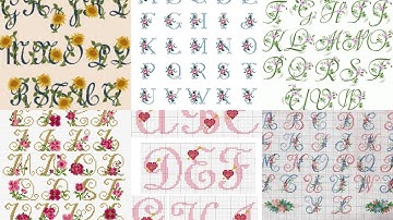 Most Beautiful Stylish Easy Alphabet Cross Stitch Patterns for Everything