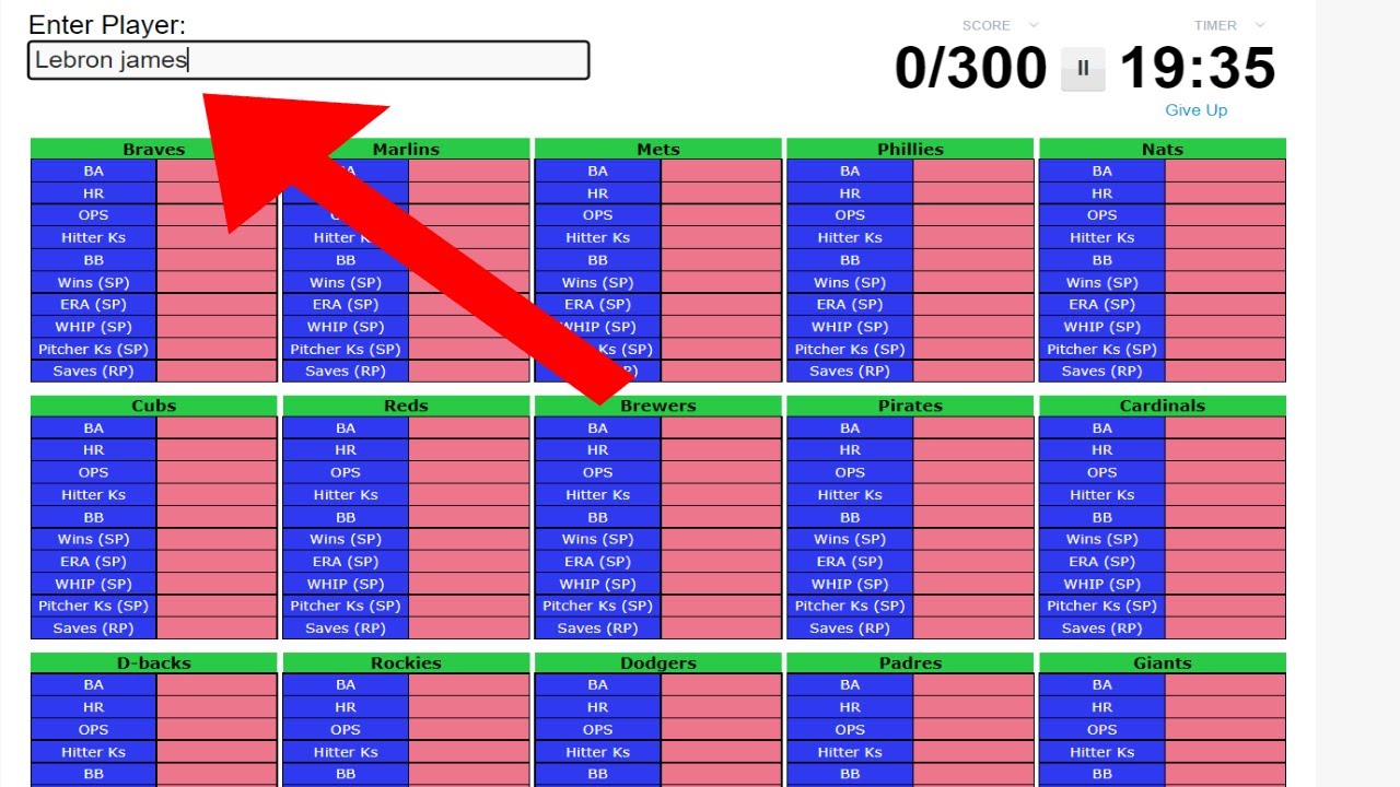 I AM UNBEATABLE IN THIS QUIZ! MLB Sporcle quiz. YouTube