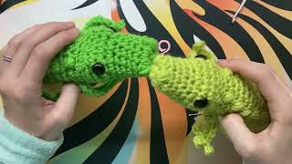 How to crochet a Tiny Gator! | Easy Intermediate Crochet pattern