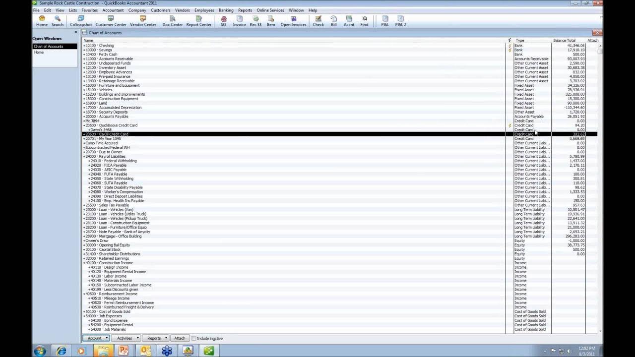 QuickBooks Tutorial Using Credit Cards for Purchases in QuickBooks