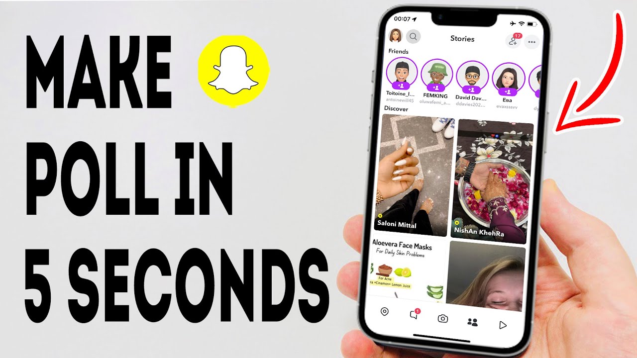 Snapchat Poll Feature How To Make Poll On Snapchat In 5 Seconds - Full Guide - YouTube