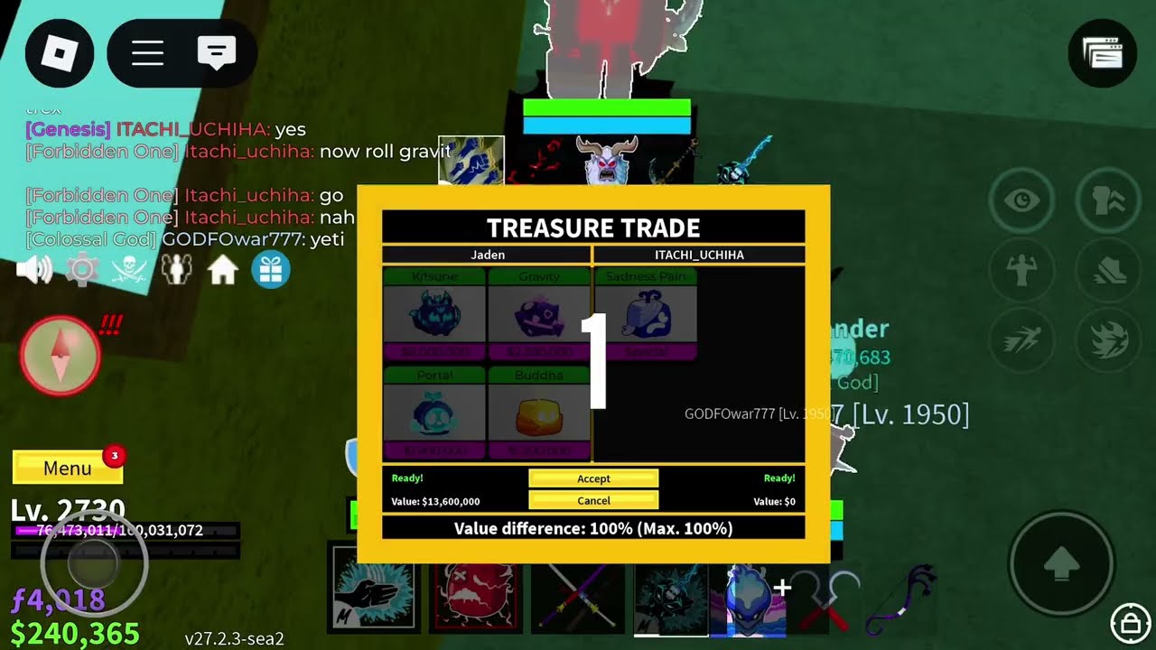  I TRADED FOR 🔵SADNESS PAIN (RIP KITSUNE I GOT FROM PIARE RAID 🪦💀💀😭)