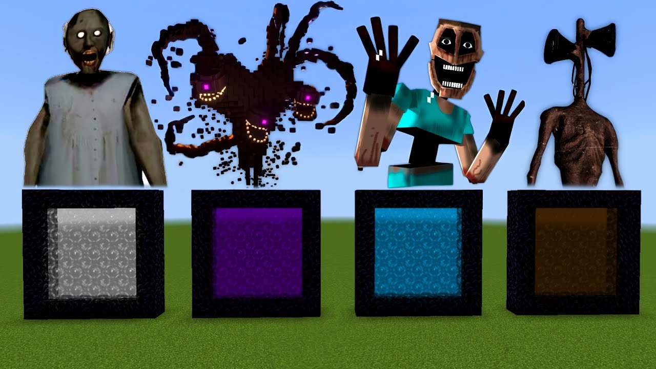 Never Make a Portal To The Granny, Wither Storm, Mimicer, Siren Head Dimension in Minecraft!