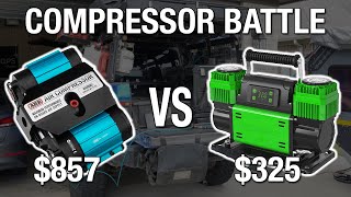 Morrflate 10-6 PSI Pro VS ARB Twin - Which dual air compressor is the fastest?
