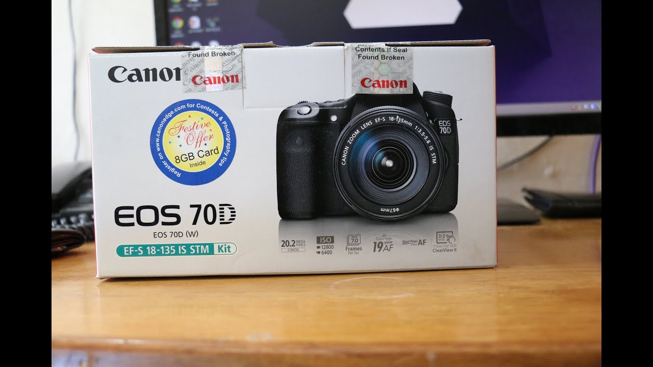 Canon 70D Unboxing YouTube