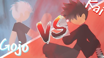 Gojo VS Kaizen (OC) |Official fight anim| #animation #anime #jujutsukaisen #jjk #sticknodes