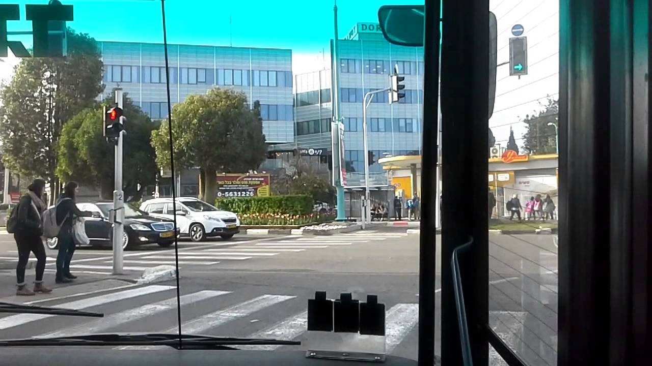 egged-bus-transit-haifa-line-3-from-qiryat-sprinzack-to-carmel-beach