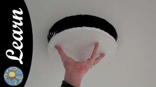 drywall tips : cutting a hole in the ceiling for speakers