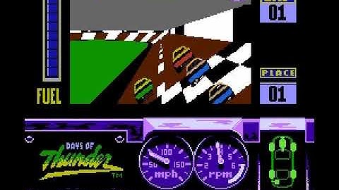NES Longplay [429] Days of Thunder (US)