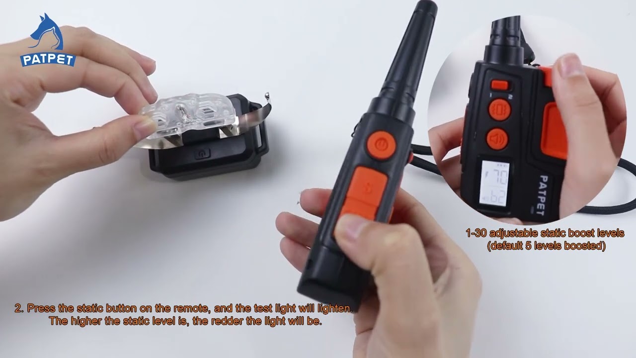 PATPET P642 | How to use the dog training collar and show you more product information