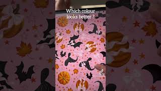 Spooky meets Coquette Seamless Pattern. Which colour looks the best ? #digitalart #seamless pattern
