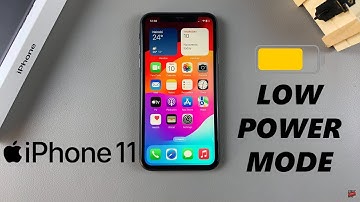 How To Turn OFF Low Power Mode On iPhone 11