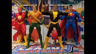 DC Multiverse McFarlane Toys Custom Kitbash Aquaman Flash Black Adam Superman Earth 3 Justice League