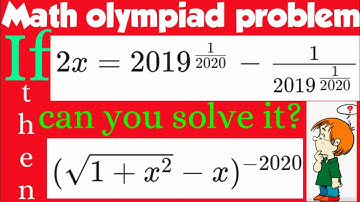 Math Olympiad problem|Can You Solve It?|#olympiad #algebra @AyaansMath