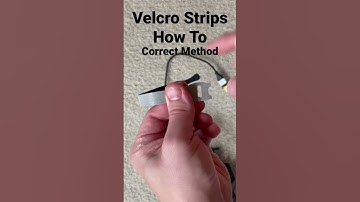 Velcro Strips - how to use correctly #velcro