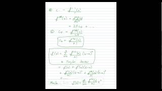 Taylor Series - Dr. Fred Moxley