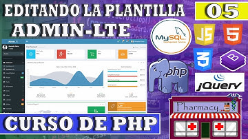 05 - Curso de PHP 👨💻  (  Editando la plantilla de Admin Lte a nuestro proyecto 💻)