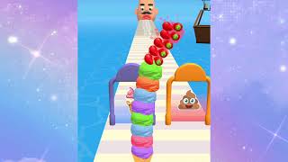stacky icecream 🍨 thif challenge 3D game 🎯 trending shorts use video game #stacky #cartoon  screenshot 5