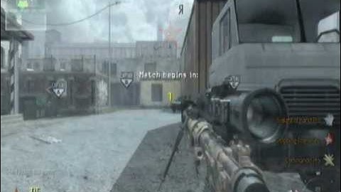 AMAZING THROWING KNIFE ACROSS MAP MW2