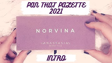 PAN THAT PALETTE 2021 INTRO I PROJECT PAN INTRO I ABH NORVINA PALETTE