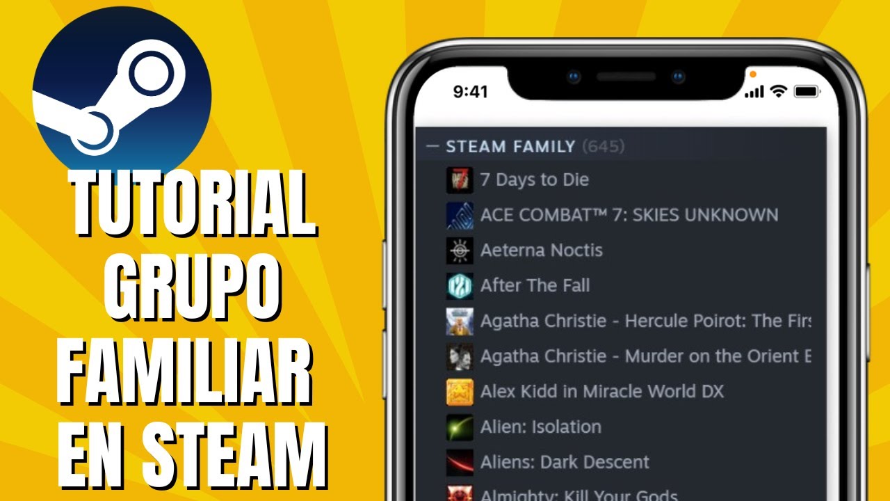 Cómo USAR El Grupo Familiar En Steam - YouTube