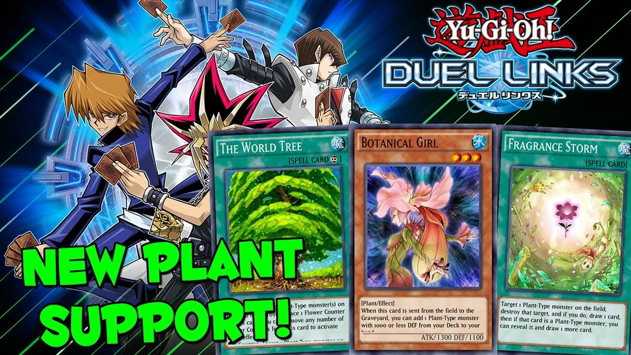 NEW PLANT SUPPORT IN YuGiOh! Duel Links YouTube