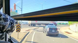 TTC Bus Route 52B. Westwood Square Bus Terminal To Jetliner Rd East Side. Eastbound.
