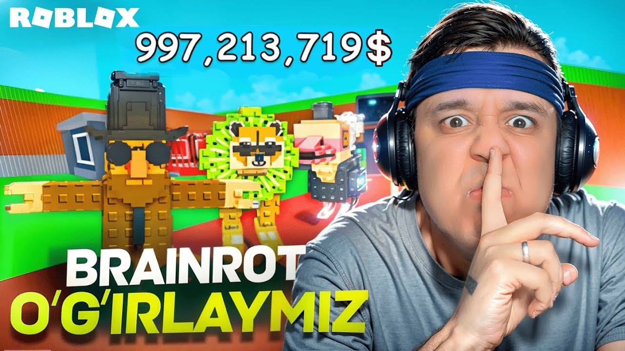 Bu o'yinni o'ynaganimga afsus qildim... 😱 | STEEL A BRAINROT - ROBLOX #romaakalive