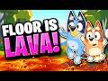 🌋 Bluey Floor is lava 🌋Brain Break for Kids | Bluey Freeze Dance | Danny Go | Dance Songs for Kids