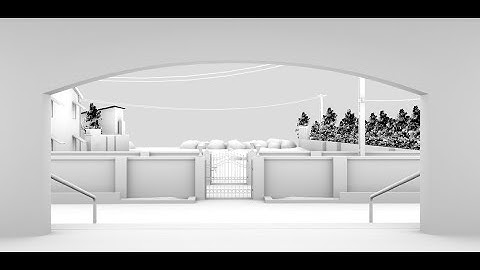 3Dsmax Tutorials, Learn 3D Modeling an Exterior Veranda from Scratch in 3dsmax. ( Part 5)