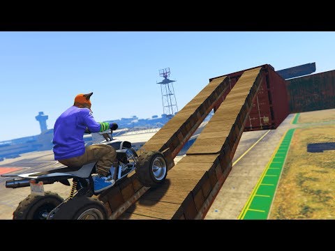 GTA 5 Online Parkour - FUN QUAD BIKE PARKOUR