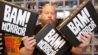 Busting open 3 BAM BOX HORROR Mystery Boxes
