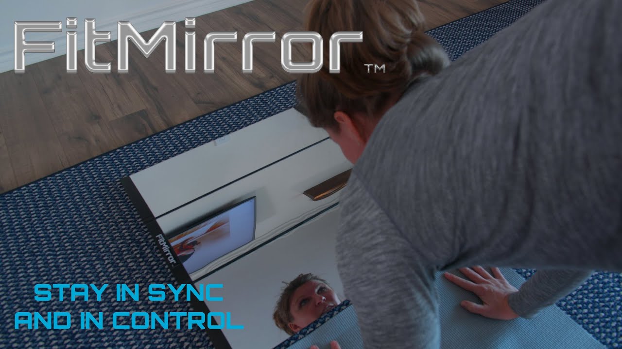 Meet FitMirror! 🧘‍♀️❤️️💪 View Fitness Videos in Facedown Positions
