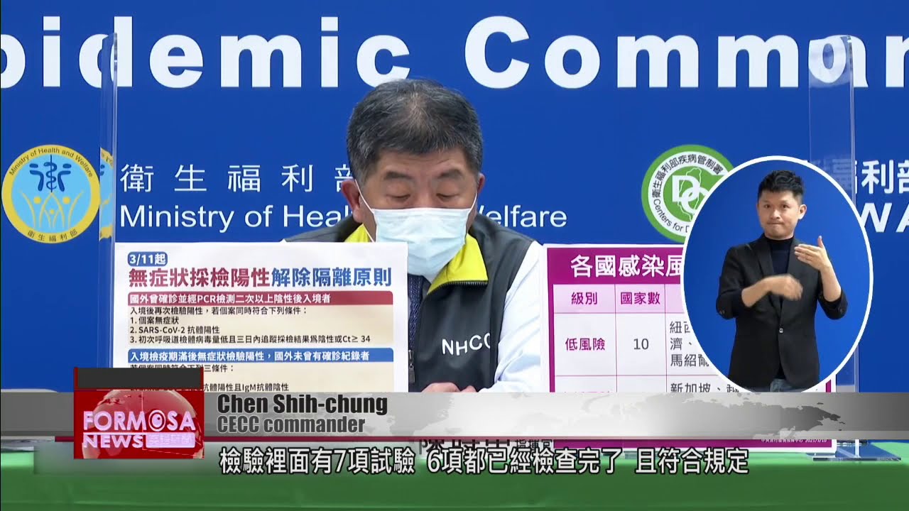 COVID vaccines one test away from rollout: health minister