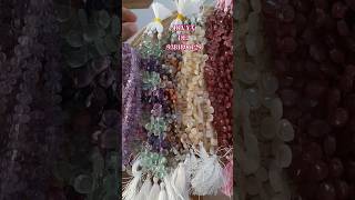 GEMSTONE COLLECTION//938189612//#divya#strawberry#stonebeads#jewellery#handmade#rosequartz