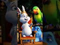 "जब खरगोश बना जंगल का डॉन! 🐰😎 | Funny 3D Animation Shorts | Bunty OP 😂"