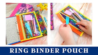 How to Make a DIY Ring Binder Pouch The Perfect Back-to-School Project