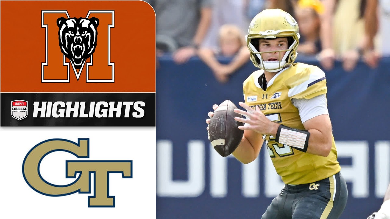 Mercer Bears vs. Georgia Tech | Full Game Highlights | ESPN College Football