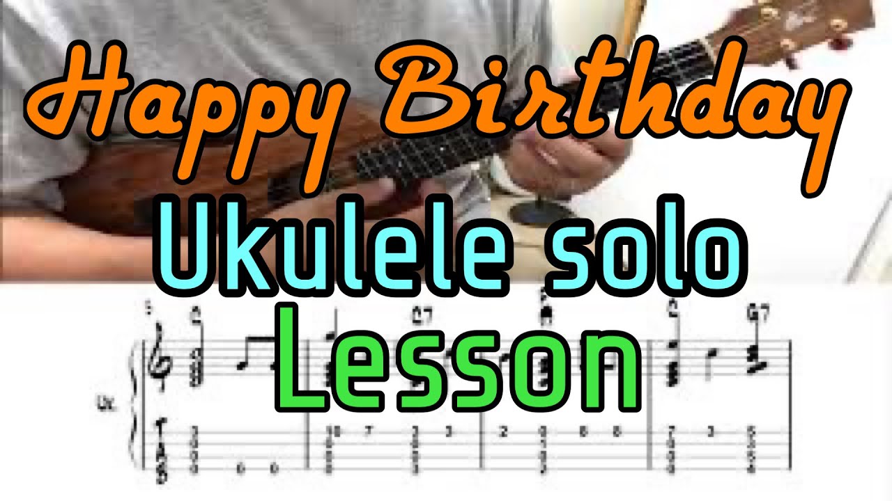 Happy Birthday ソロウクレレlesson ギター ウクレレプレイヤー六嶋啓太のblog