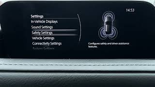 Mazda CX-30 - How to Manage Speed Limit Sign Alert