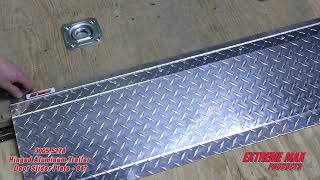 3005.5278 Hinged Aluminum Trailer Door Slider Plate  84'