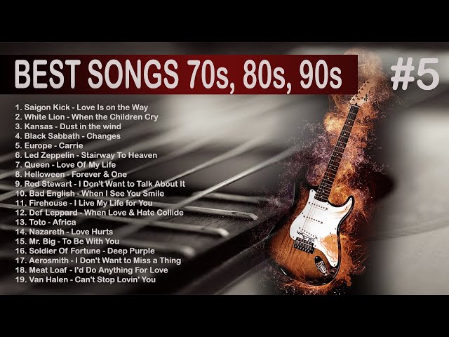 Lagu Slow Rock Barat yang Paling Populer Tahun 70an 80an 90an - Best Classic Rock 70s 80s 90s (HQ) class=