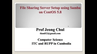 File Sharing Server using Samba on CentOS 5.8 - part 2/2