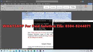 CS411 assignment 1 solution Spring 2025 | CS411 assignment 1 solution 2025 | CS411 Assignment 1